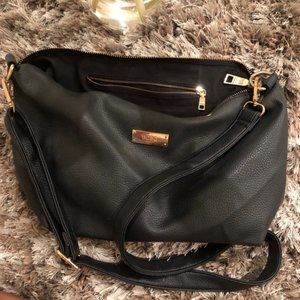 BCBG Black Purse with crossbody strap